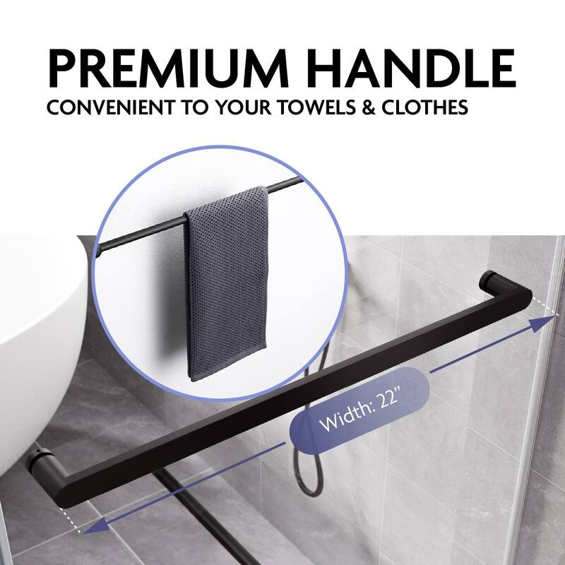 SP Series 68" - 72" W x 77" H Contemporary Frameless Double Sliding Shower Door with 3/8" Clear Tempered Glass