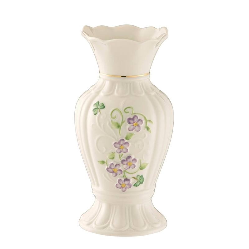 Irish Flax Vase - Ivory
