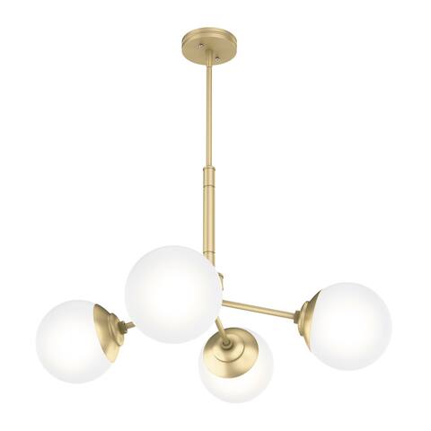 Hunter Hepburn Chandelier - Retro/ Minimalistic, Dining room, Sputnik