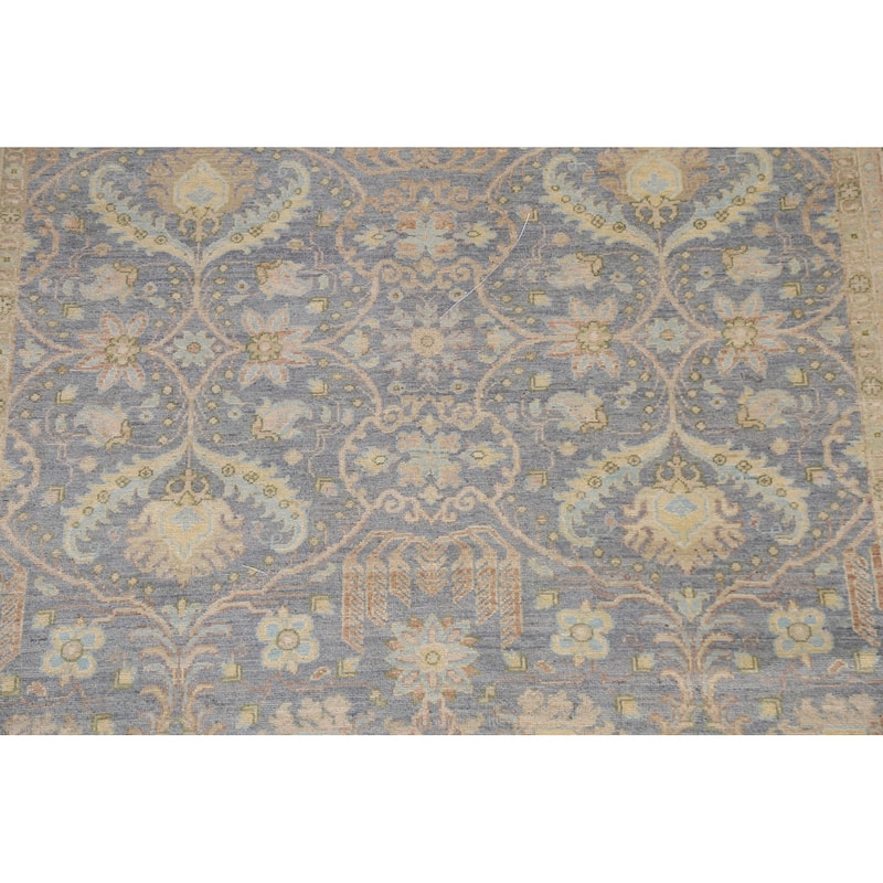 Traditional Vegetable Dye Oushak Turkish Area Rug Wool Hand-knotted - 5'9" x 7'9"