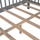 preview thumbnail 13 of 37, Full Size Wood House Bed With Fence,Solid Construction