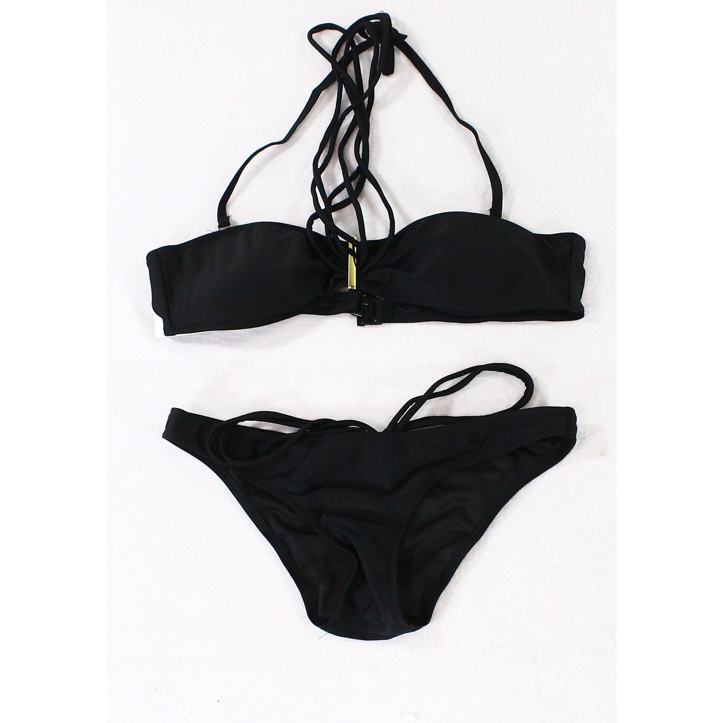 designer black bikini