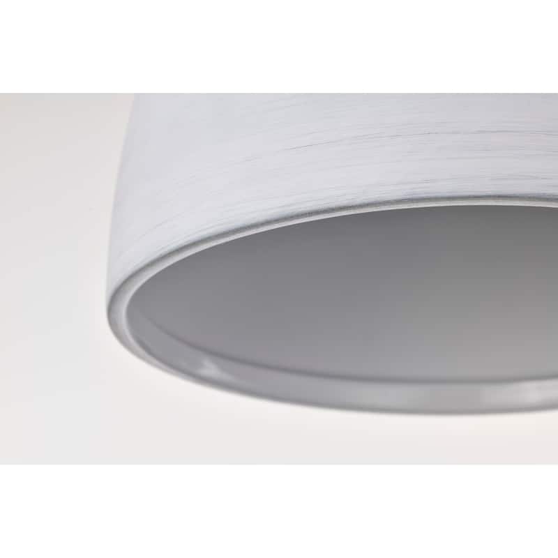 Collins - 8 Inch Flush Mount - with white Ceramic