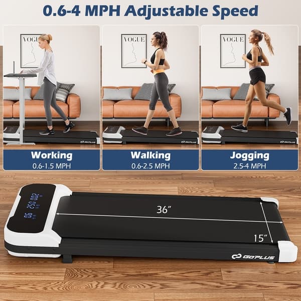 Workout Equipment Goplus Under Desk Treadmill For Home And