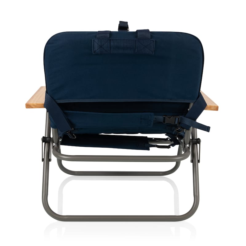Oniva Descanso Padded Beach Chair, (Navy Blue)