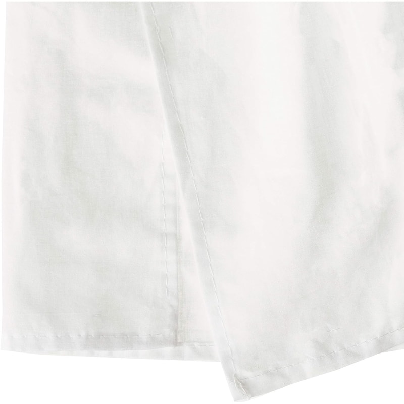 Greenland Home Fashions White Sheer 100-percent Cotton Voile Bedskirt