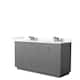 Option Dark Gray, Nickel Trim, Giotto Quartz Top
