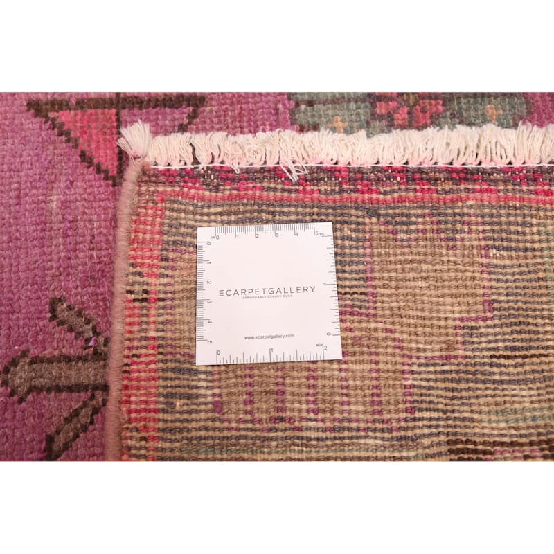 ECARPETGALLERY Hand-knotted Antalya Vintage Purple Wool Rug - 4'8 x 7'6