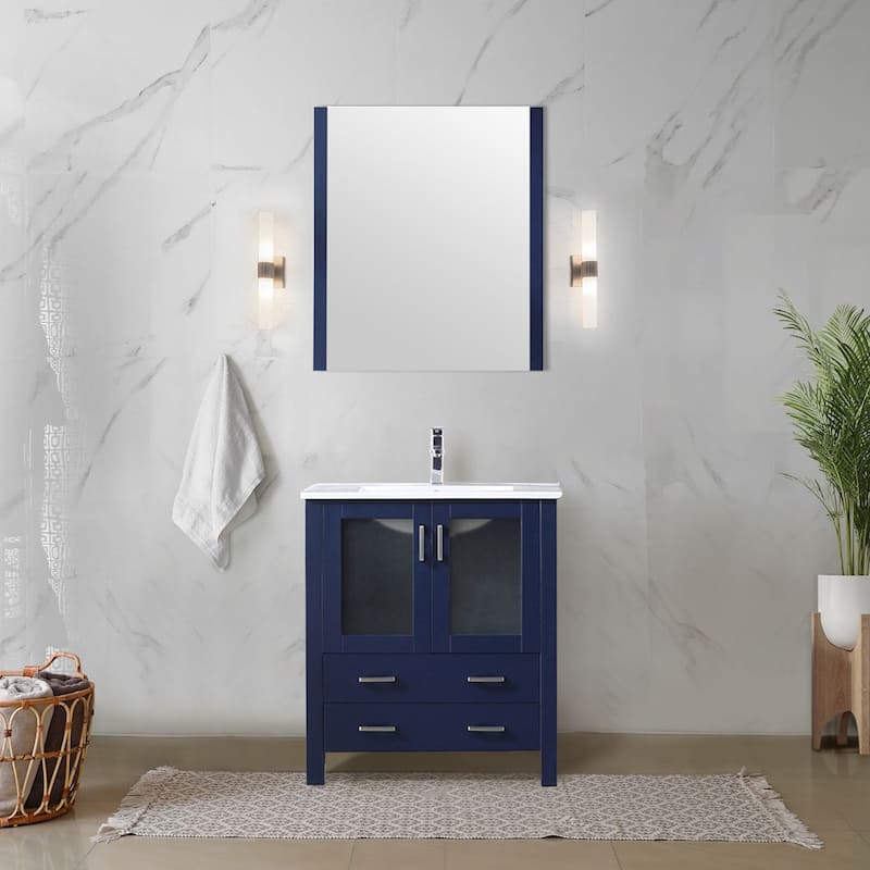 Lexora Volez 30 inch single Bathroom Vanity Complete Set With Faucet