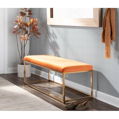 buy entryway velvet benches settees online at overstock our best living room furniture deals