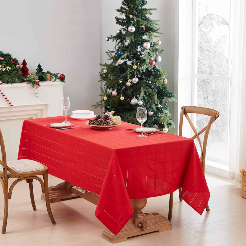 Izod Chadwick Red 60" x 144" Tablecloth - TC 60"x144"