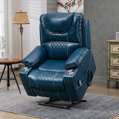 Upgraded Flagship Dual Motor Independent Control Oversized 180° Lay Flat Power Lift Recliner Chair