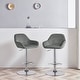 preview thumbnail 6 of 24, Corvus Wendy Contemporary Adjustable Bar Stool (Set of 2)