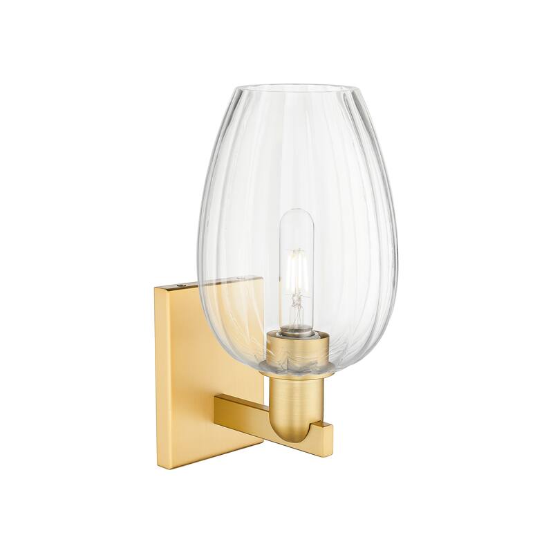 Innovations Lighting Downtown Urban - Preston - 1 Light 6" Flute Shade Wall-mounted Sconce