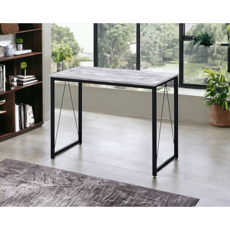 Minimalist Modern Writing Desk with Sturdy Construction and Stylish Accents