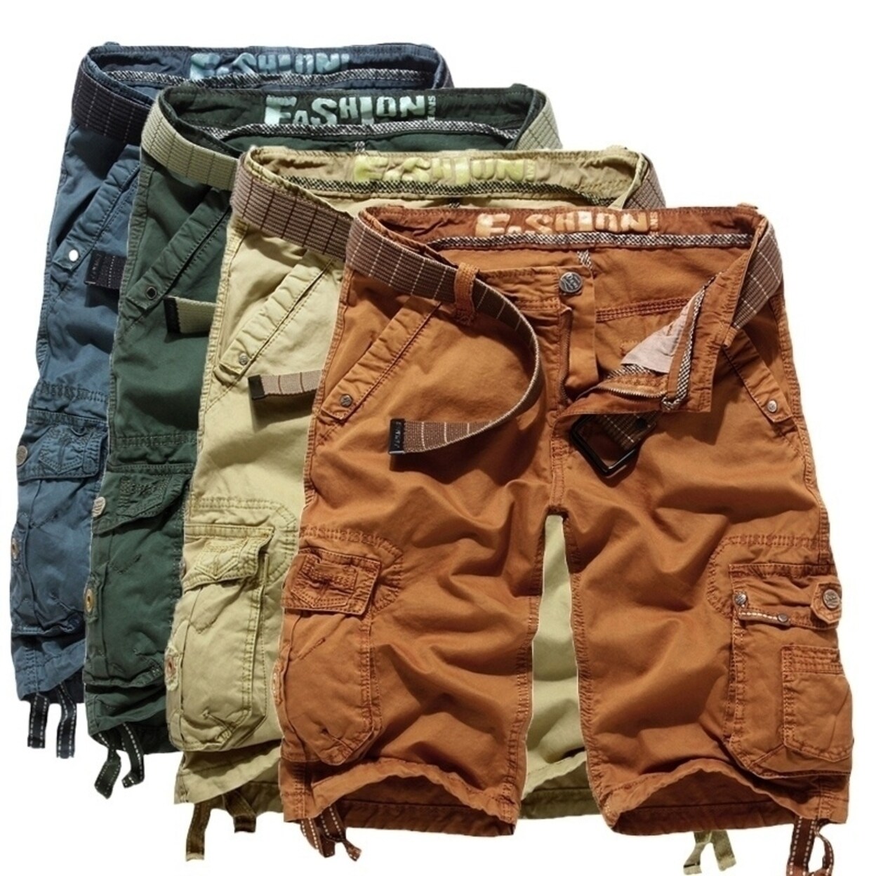 Shop Fashion Men S Military Shorts Casual Beach Short Cargo Pants