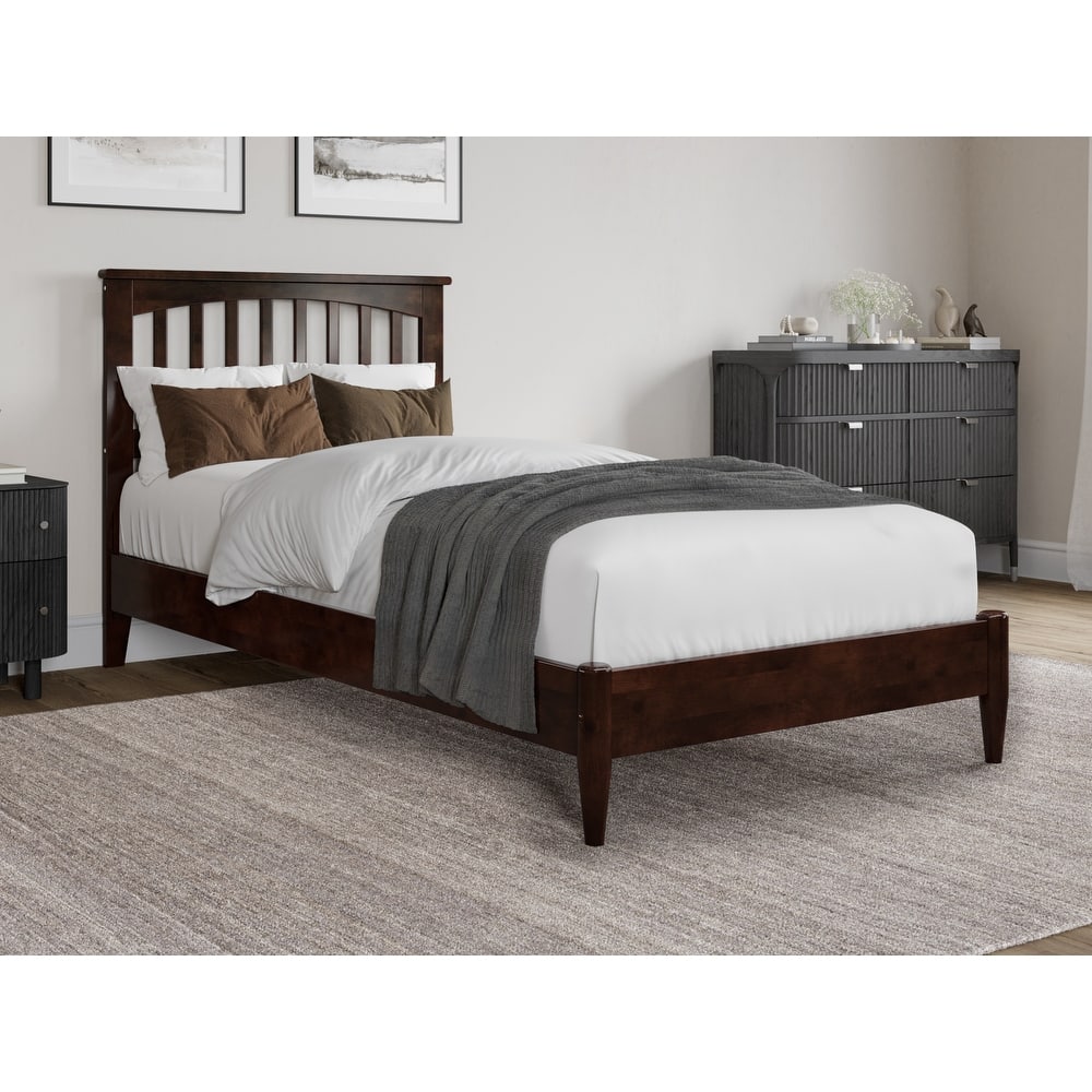 Becket Solid Wood Low Profile Platform Bed