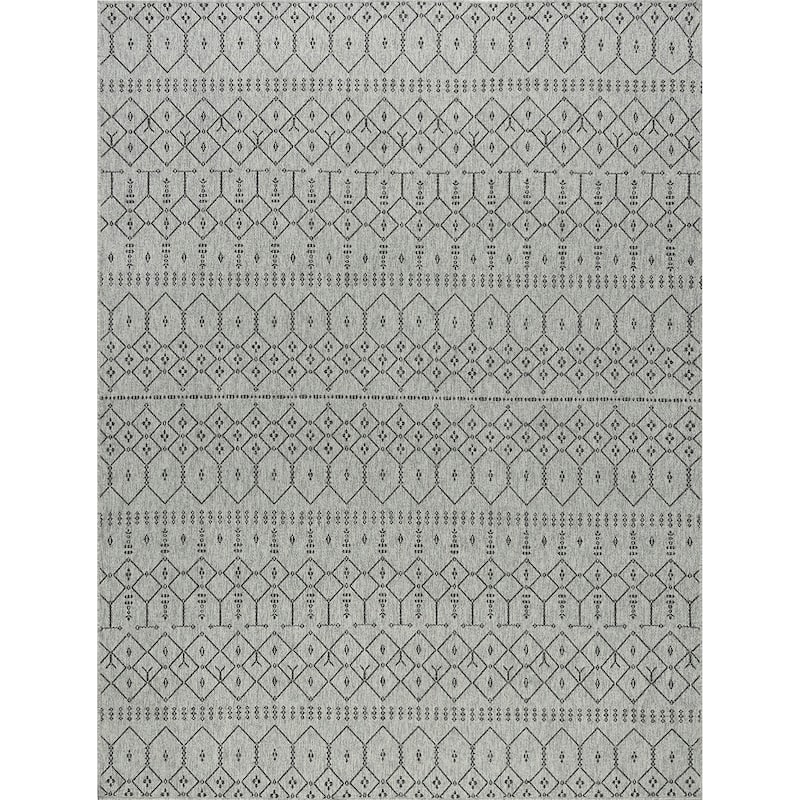 Seros Scandinavian Geometric Indoor/Outdoor Area Rug
