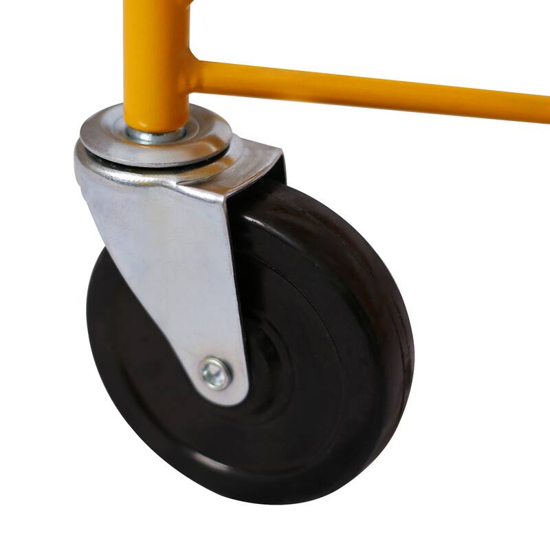 4' x 16' Drywall Panel Lift, Lockable Rolling Caster Ceiling Lift,150Lbs