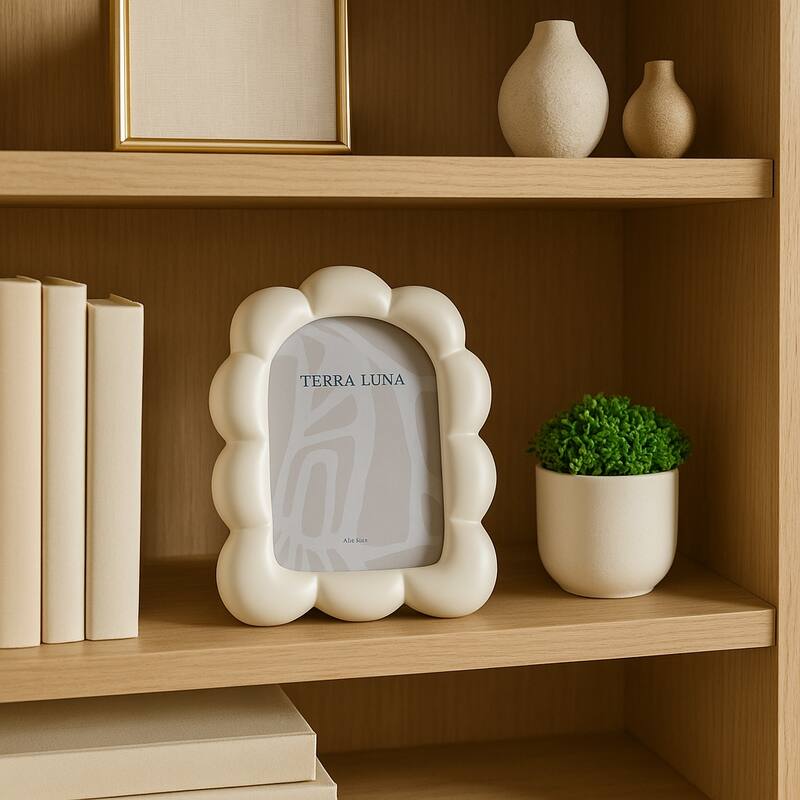 Modern Glass Square Bubble Picture Frame for Home Decor