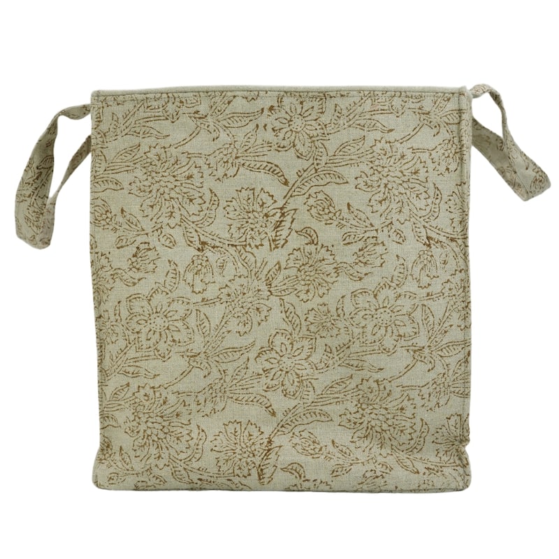 Fabdivine Handmade Floral Room Décor Nursery Storage Basket - Vishav Jaal- Brown - 10"X7"