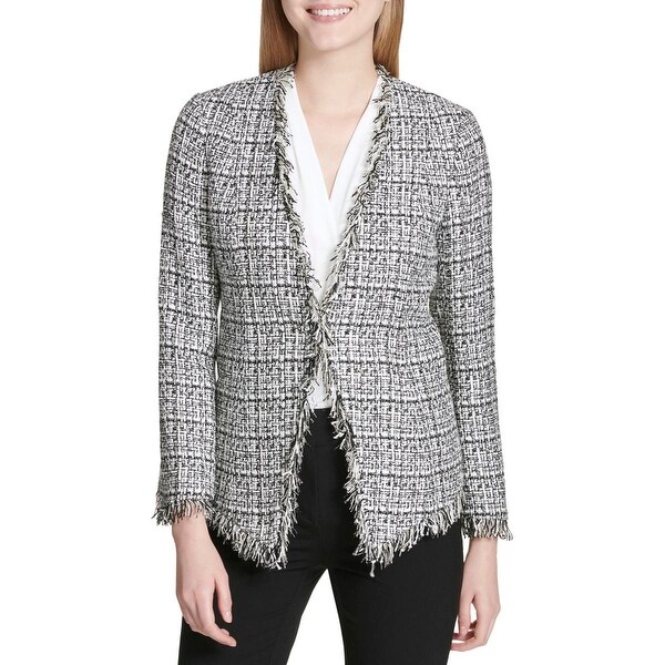 calvin klein tweed jacket