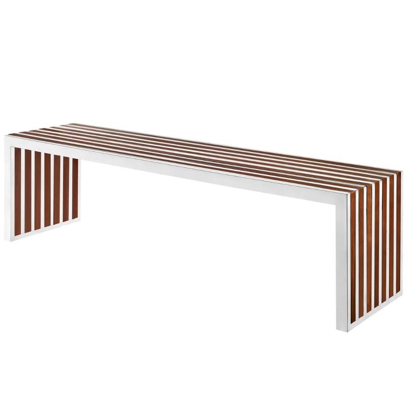 Nove Walnut Large Bench
