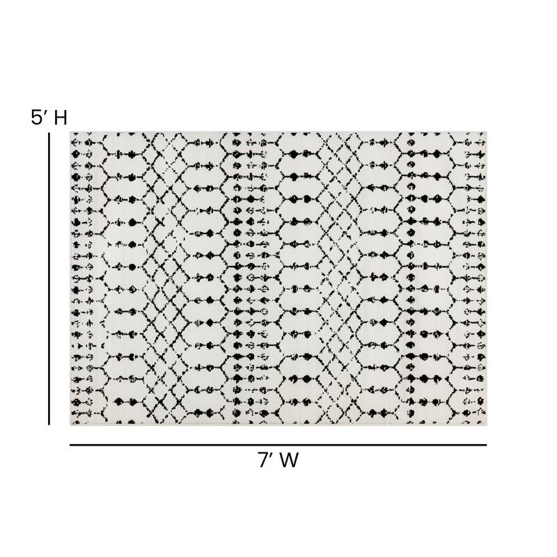 Geometric Style Modern Bohemian Design Area Rug