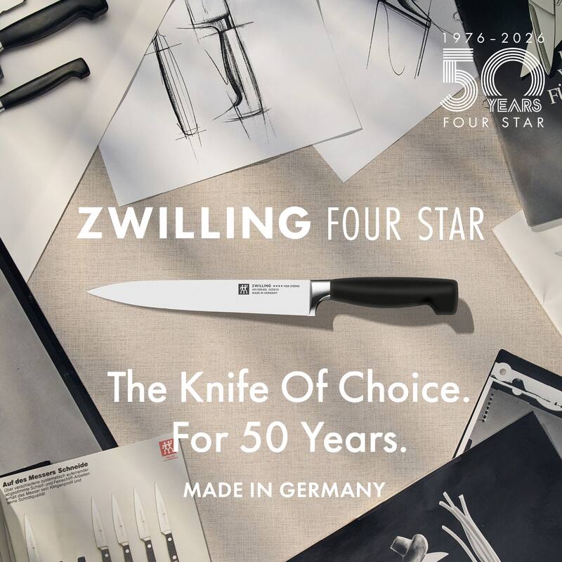 ZWILLING Four Star 2-pc Carving Knife & Fork Set - 2-piece