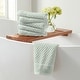 preview thumbnail 178 of 197, Linery & Co. Cotton Diamond Waffle Texture Bath Towels Hand Towel (Pack of 6) - Pastel Blue