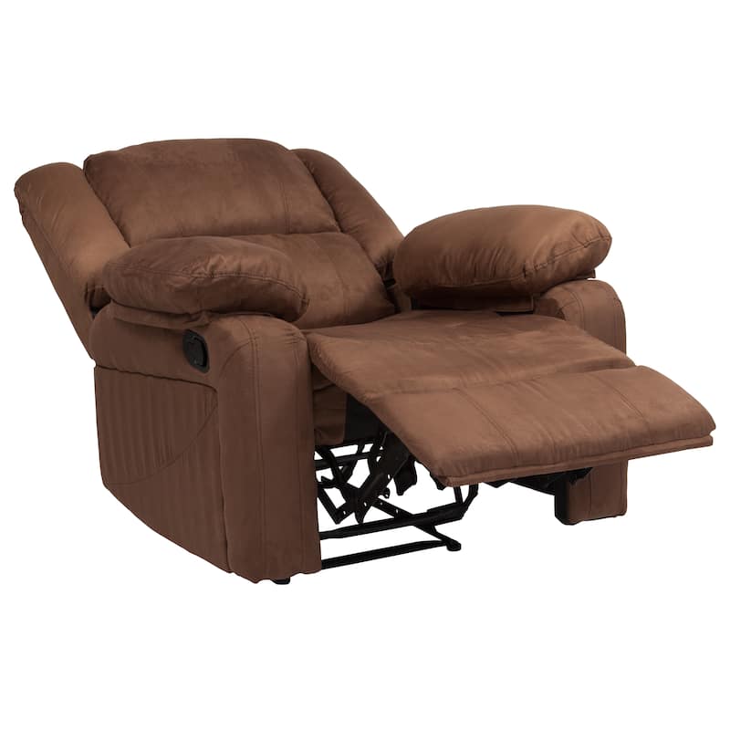 Microfiber Pillow Back Recliner