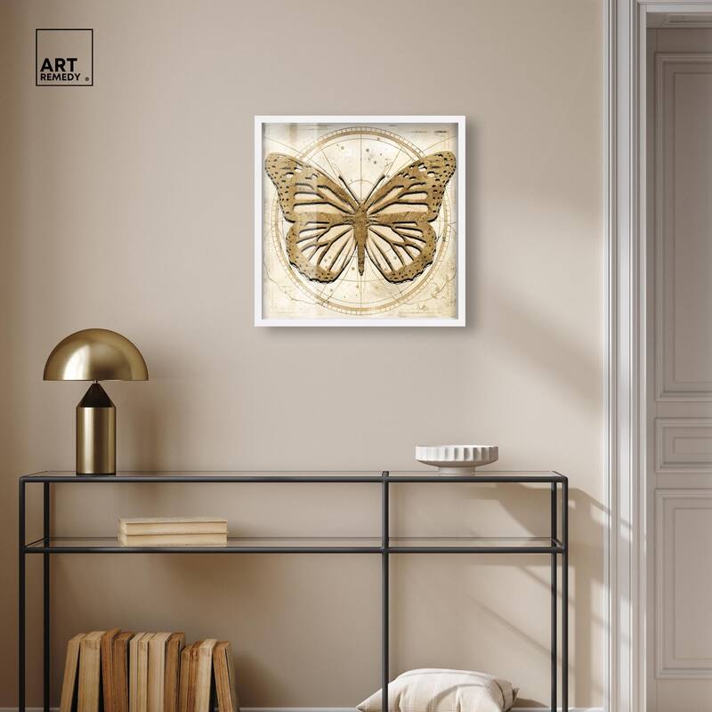 Astro Fluttering Wings Shadowbox by Art Remedy