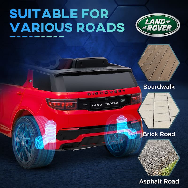 Red Off-Road Toy Car Battery Powered Electric Car Engineering Car Electric Vehicle with Music & Lights