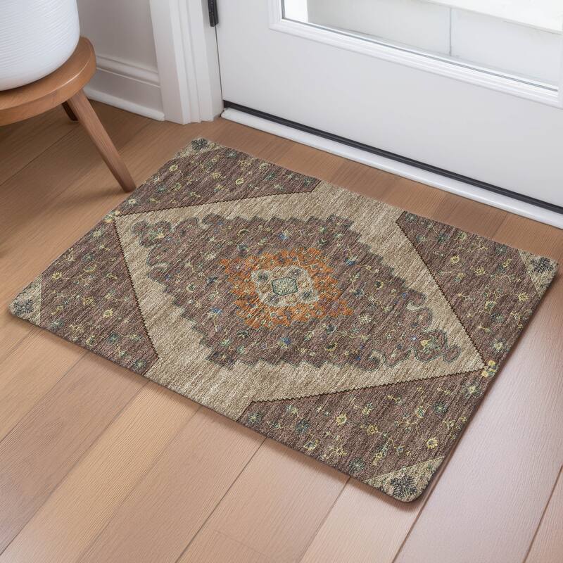 Machine Washable Indoor/ Outdoor Global Marrakesh Chantille Rug