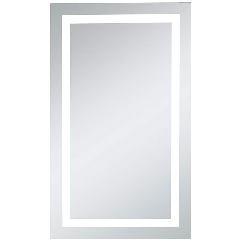 Elegant Lighting Nova 40" X 24" 5000K LED Mirror with Defogging System - Natural