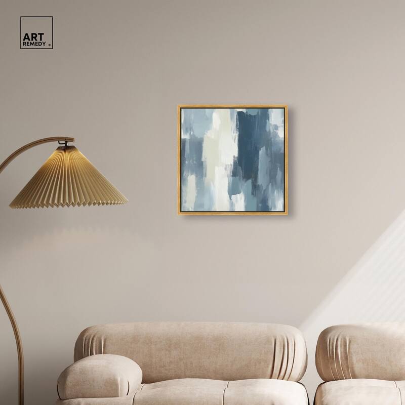 Blue Union Canvas by Art Remedy