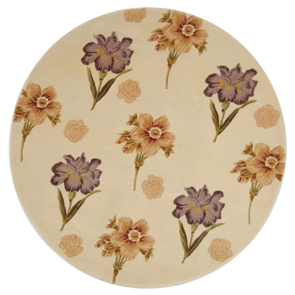 SAFAVIEH Handmade Mandarin Milada French Country Floral Wool Rug