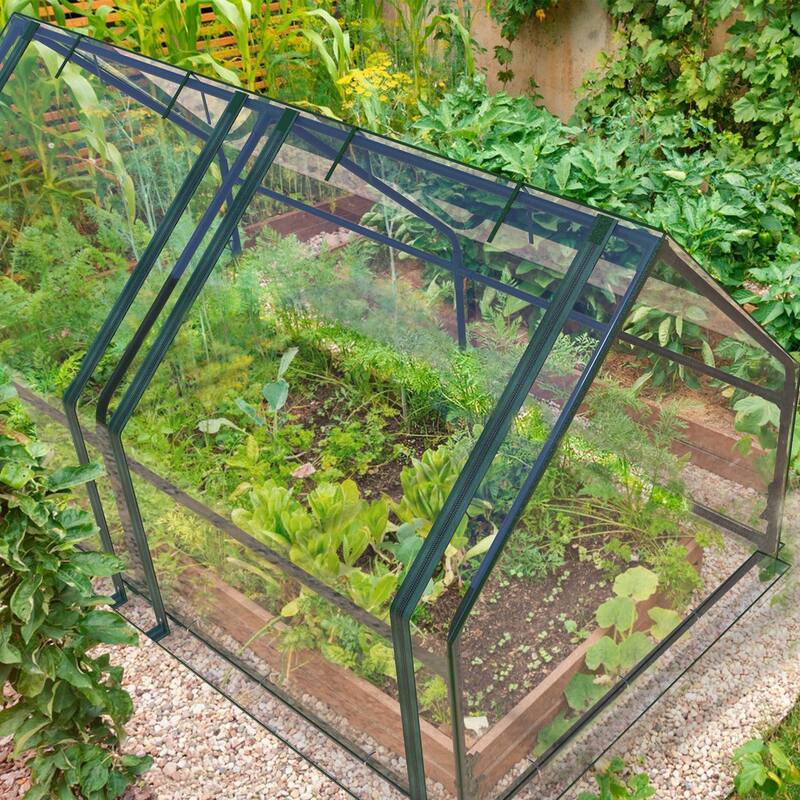 Mini Outdoor Greenhouse for Plants Vegetables Fruits Flowers Portable Garden Greenhouse with Roll-Up Doors - 70.86*33.46*37.4in