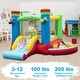 preview thumbnail 9 of 7, Music-Themed Kids Inflatable Castle Bounce House, Blower Not Included - 116" x 114" x 75"