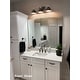 preview thumbnail 20 of 29, Modern Farmhouse Black Gold 3-Light Bathroom Vanity Lights Dimmable Wall Sconces