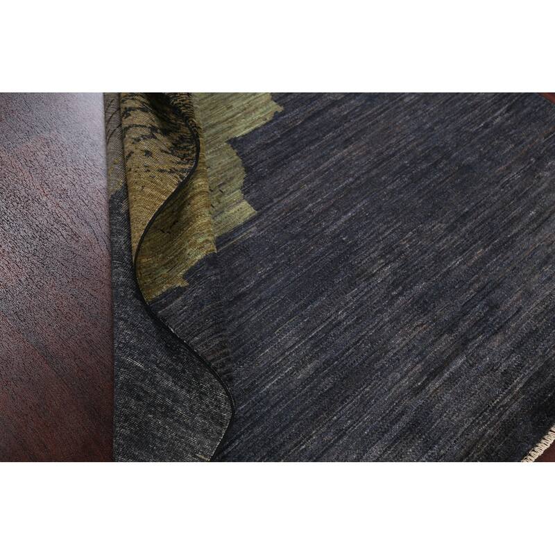 Abstract Design Gabbeh Persian Wool Area Rug Handmade Bedroom Carpet - 5'6" x 8'0"