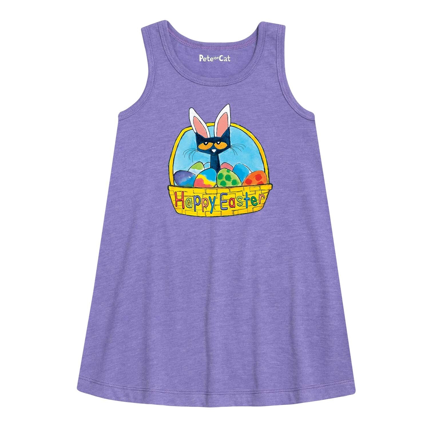 Shop Pete The Cat Pete In Easter Basket Youth Girl Aline Dress