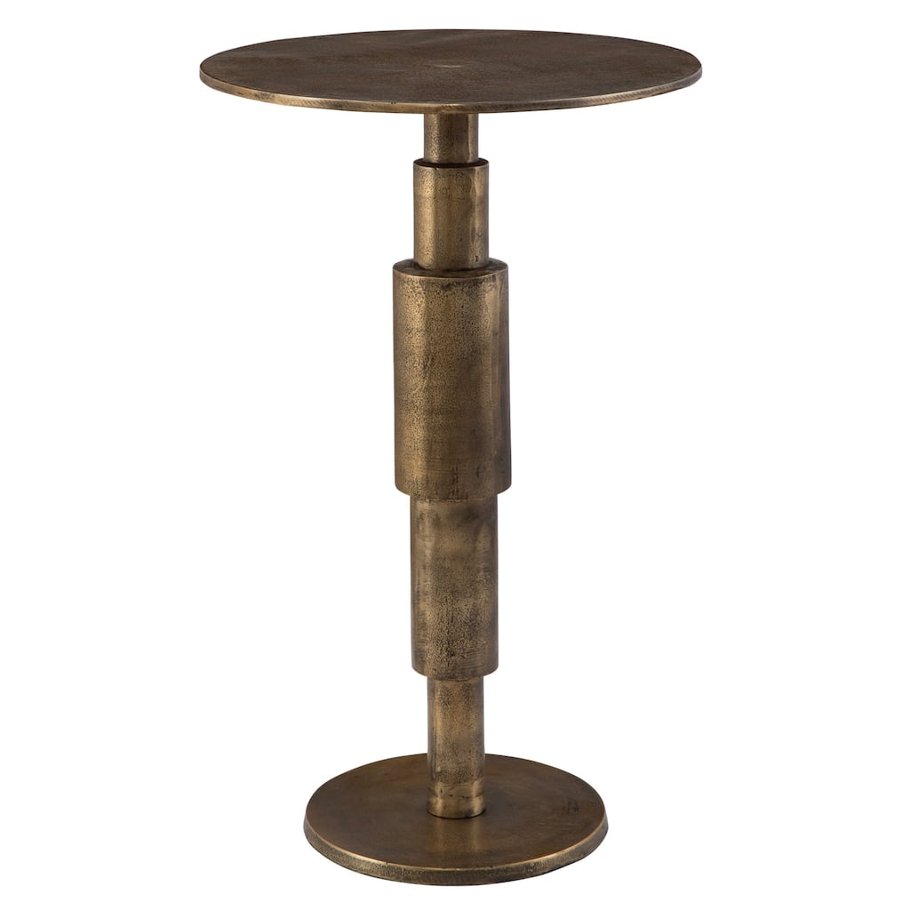 Uttermost 22994 Descend 14" Wide Aluminum Accent Table
