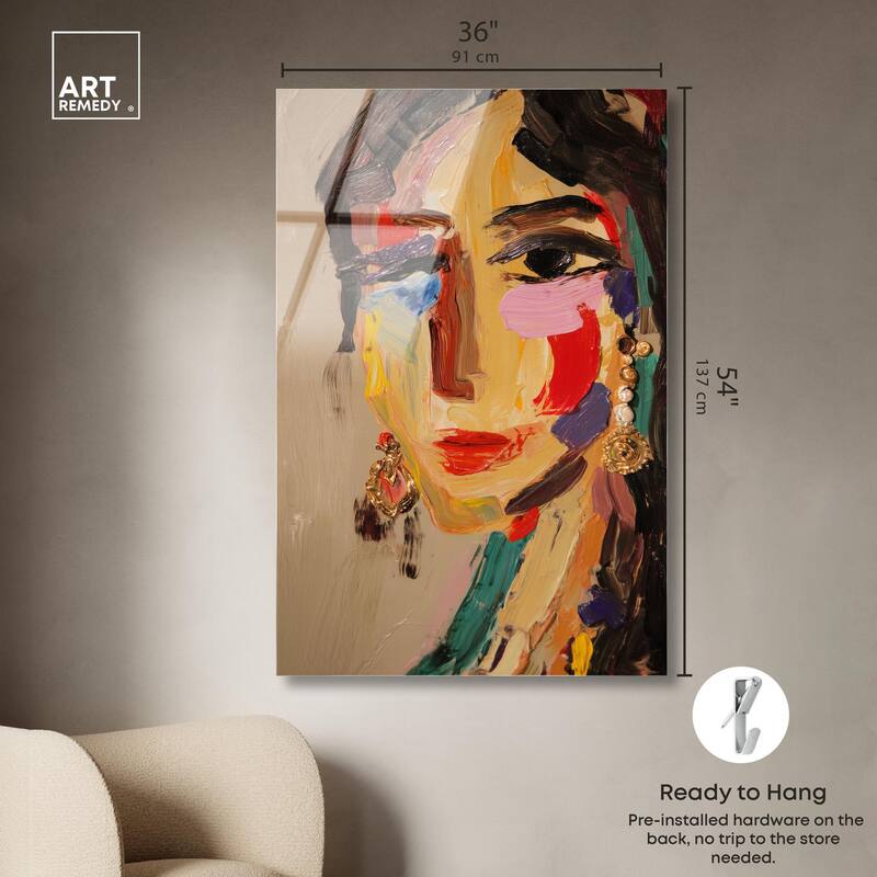 Colorful Expression II Acrylic by Art Remedy, Ready to Hang