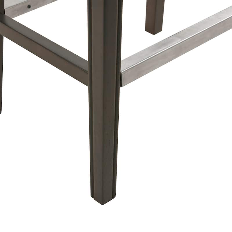 Madison Park Nomad Saddle Counter Stool