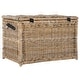 preview thumbnail 13 of 16, happimess Michael 35" Wicker Storage Trunk, Natural