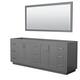 Option Dark Gray, Brushed Nickel Trim, No Top