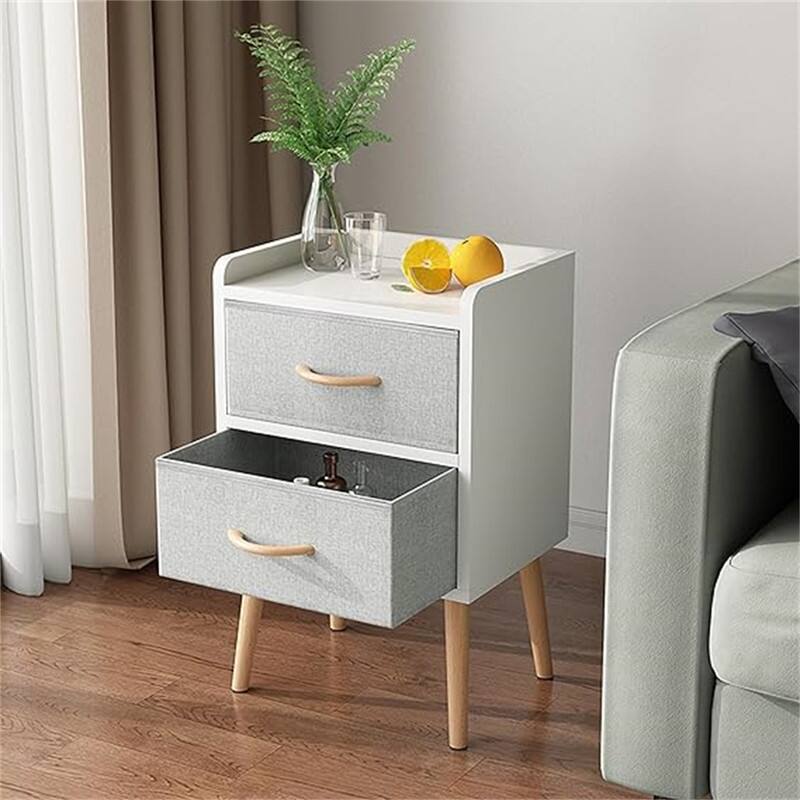 NightStand with Fabric Drawer
