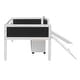 preview thumbnail 33 of 74, Roomfitters Twin Size Loft Bed Wood Frame with Two Storage Boxes, Space-Saving and Practical Design