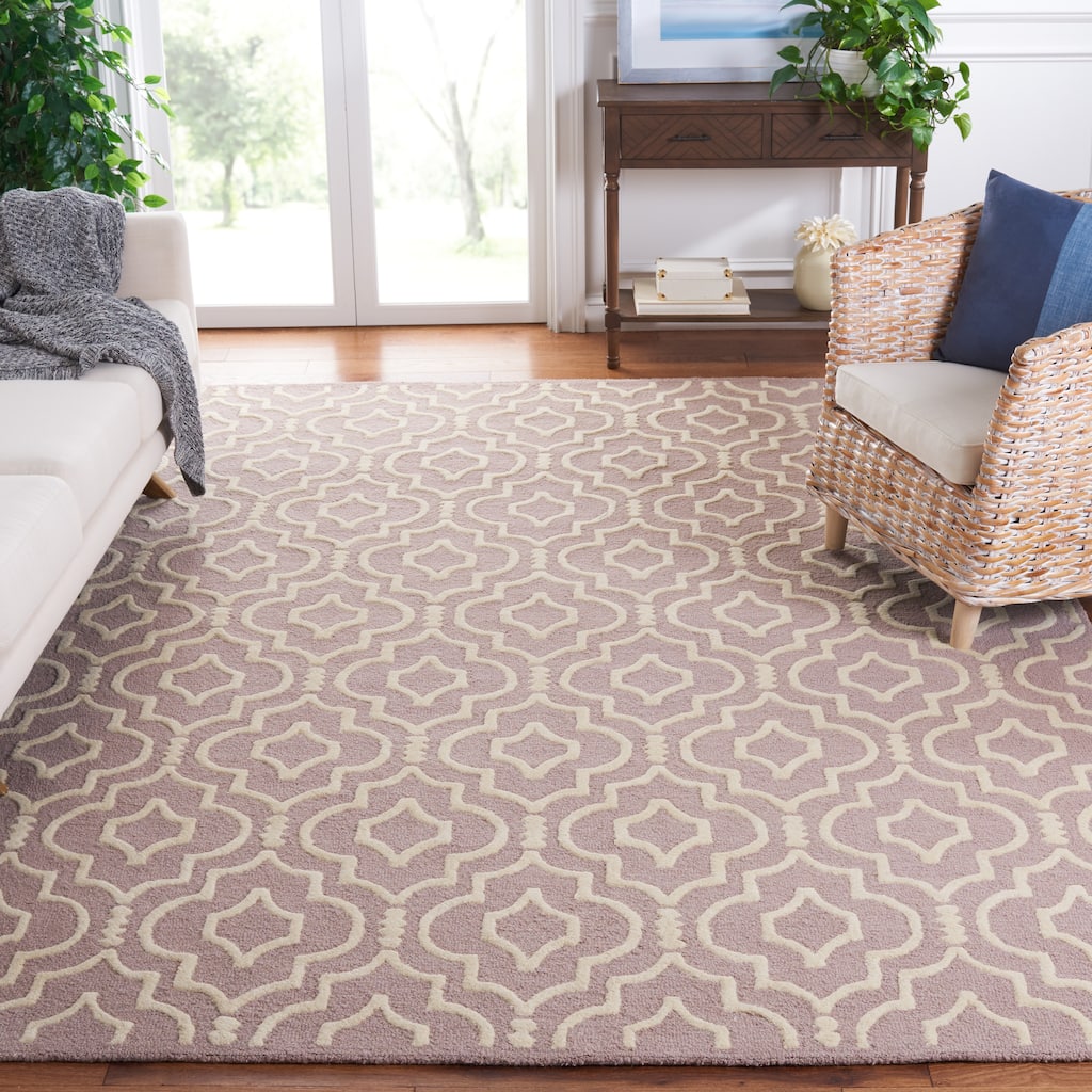SAFAVIEH Handmade Cambridge Smaragda Modern Wool Rug